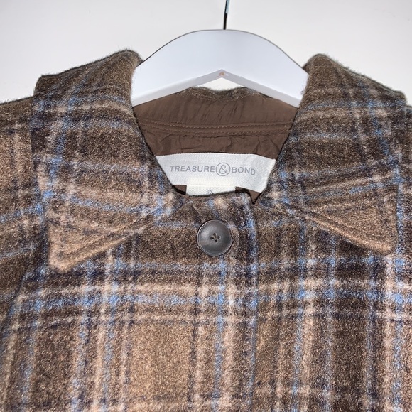 TREASURE & BOND PLAID OVERSIZED SHACKET 3x💗🎀💐💌💗🎀⭐️💗💌🎀 - Picture 7 of 7